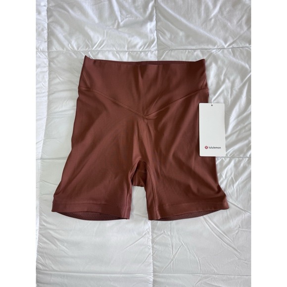 New Lululemon Breezethrough Short High-Rise 6" Size 8 Ancient Copper Brown $74 - Picture 1 of 11